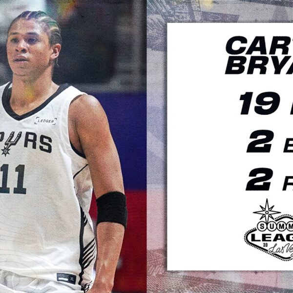 Carter Bryant Cooked In Spurs Summer League Win Vs. Knicks