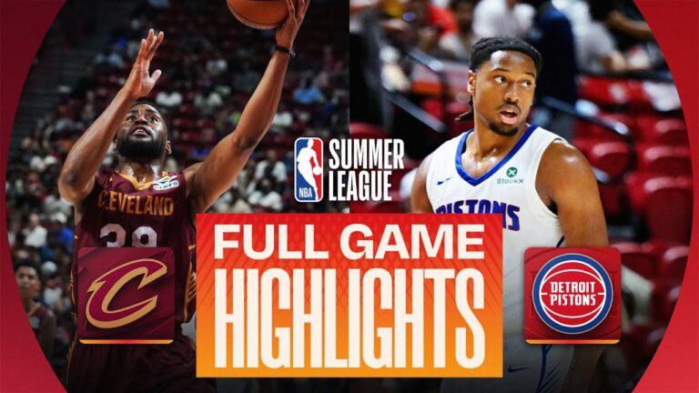 CAVALIERS vs PISTONS LAS VEGAS SUMMER LEAGUE FULL GAME HIGHLIGHTS July 12, 2026