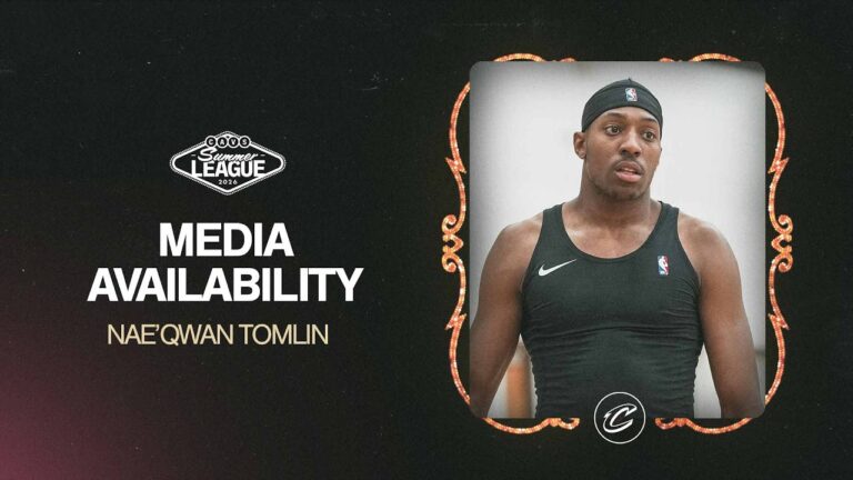 Cavs Summer League Practice Nae’Qwan Tomlin Media Availability 07.06.2026