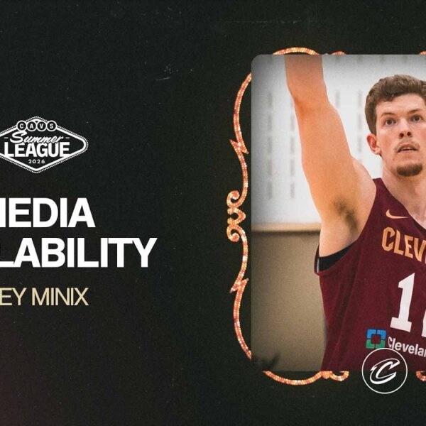 Cavs Summer League Practice Riley Minix Media Availability 07.07.2026