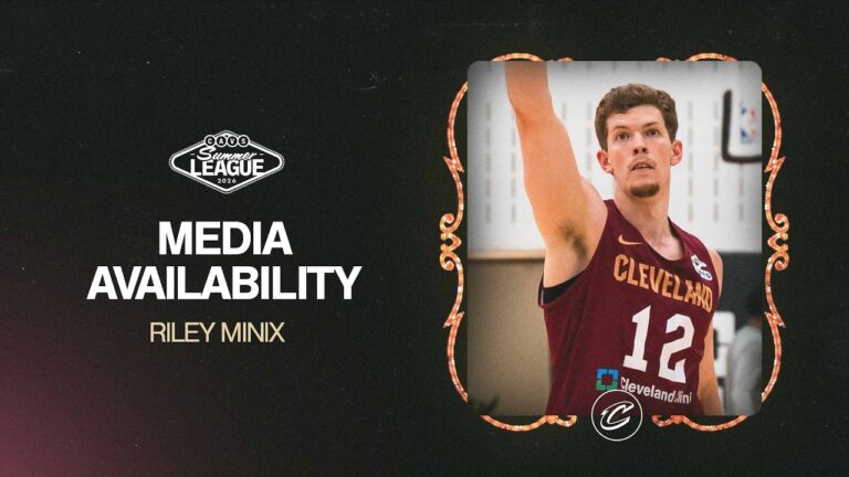 Cavs Summer League Practice Riley Minix Media Availability 07.07.2026