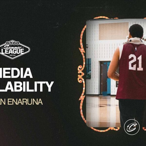 Cavs Summer League Practice Tristan Enaruna Media Availability 07.07.2026