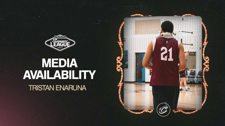 Cavs Summer League Practice Tristan Enaruna Media Availability 07.07.2026