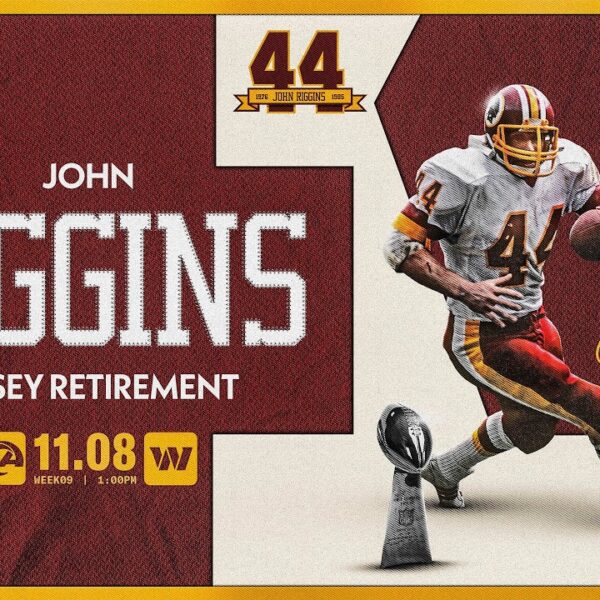 Celebrating The Bright Legacy Of No. 44 John Riggins Jersey Retirement Washington Commanders