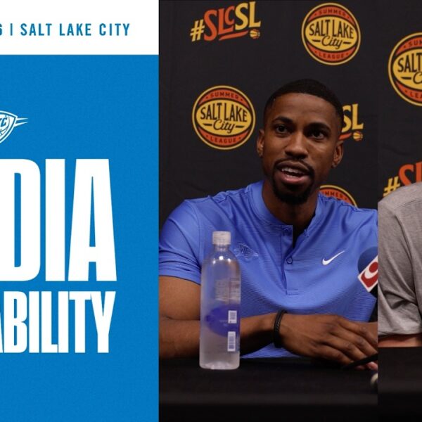 Coach Dixon and Payton Sandfort After Game 2 SLC Summer League Postgame Media July 6th, 2026