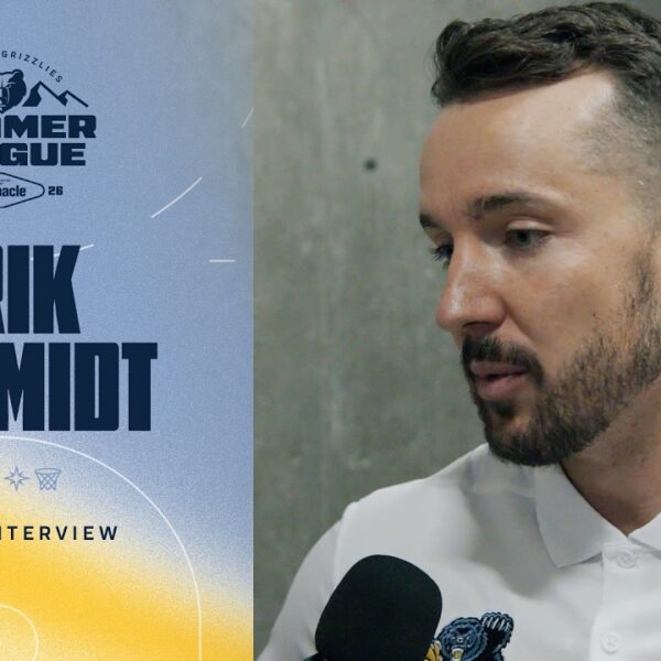 Coach Erik Schmidt 1 on 1 Interview Grizzlies vs. Warriors