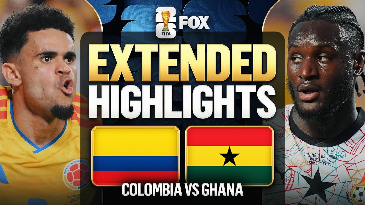 Colombia vs Ghana Highlights 2026 FIFA World Cup Round of 32