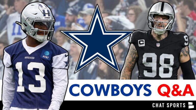 Cowboys Rumors On Maxx Crosby Trade, Caleb Downs & Jordyn Brooks vs. Tyrel Dodson Mailbag