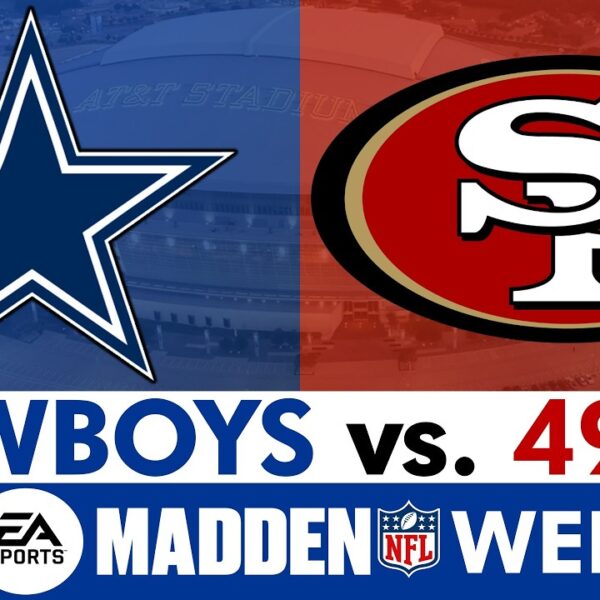 Cowboys vs. 49ers LIVE Madden Simulation 2026 NFL Week 10