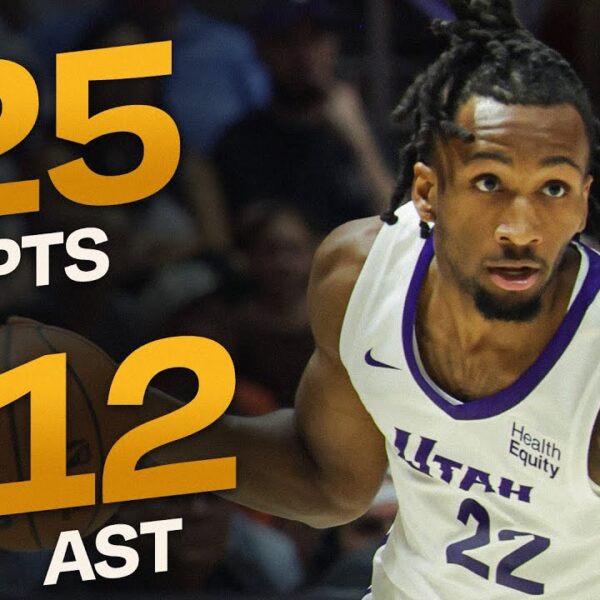 Darryn Peterson GOES OFF For 25 PTS & 12 AST vs Grizzlies at the SLC Summer League! July 6, 2026