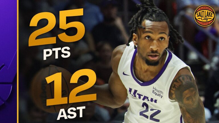 Darryn Peterson GOES OFF For 25 PTS & 12 AST vs Grizzlies at the SLC Summer League! July 6, 2026
