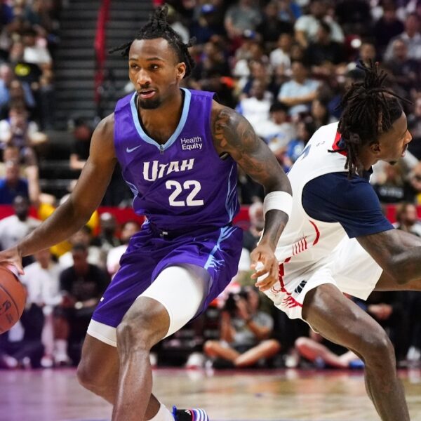 Darryn Peterson on improving his game in Las Vegas, building a bond with Keyonte George