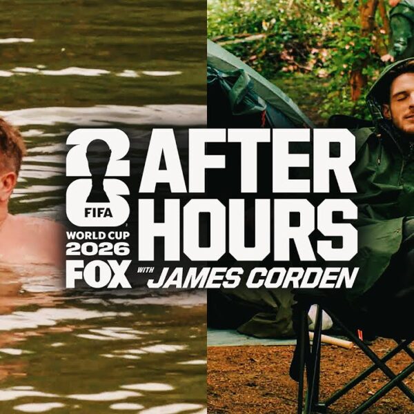 Declan Rice & James Corden Play Hide & Seek and Take a Dip in the Lake