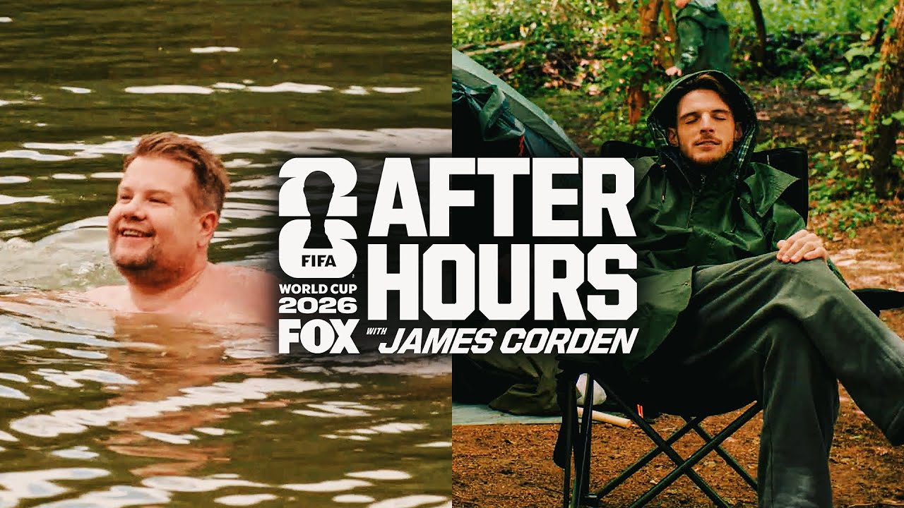 Declan Rice & James Corden Play Hide & Seek and Take a Dip in the Lake