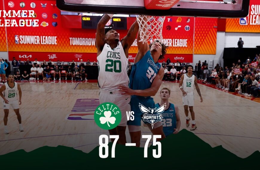 Dillon Mitchell leads Boston Celtics to 87-75 win vs. Charlotte Hornets Extended Highlights