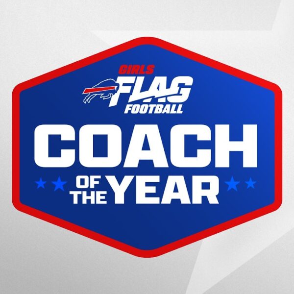 Dion Dawkins, Dawson Knox, and Khalil Shakir Surprise The Girls Flag Football Coaches Of The Year!