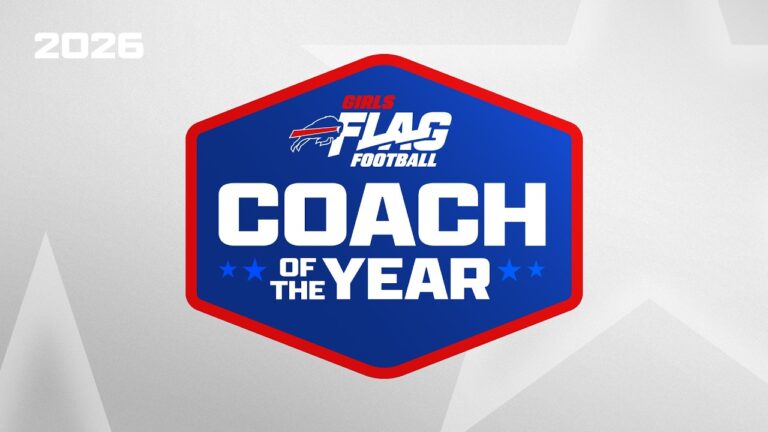 Dion Dawkins, Dawson Knox, and Khalil Shakir Surprise The Girls Flag Football Coaches Of The Year!