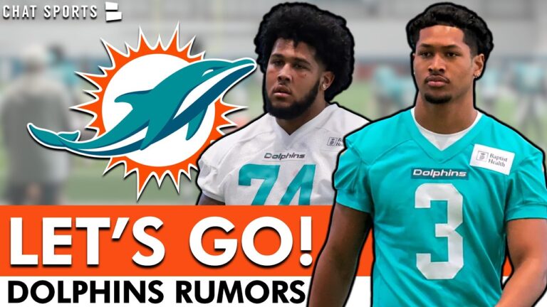Dolphins Fans Receive FANTASTIC NEWS On Two Standout Rookies!