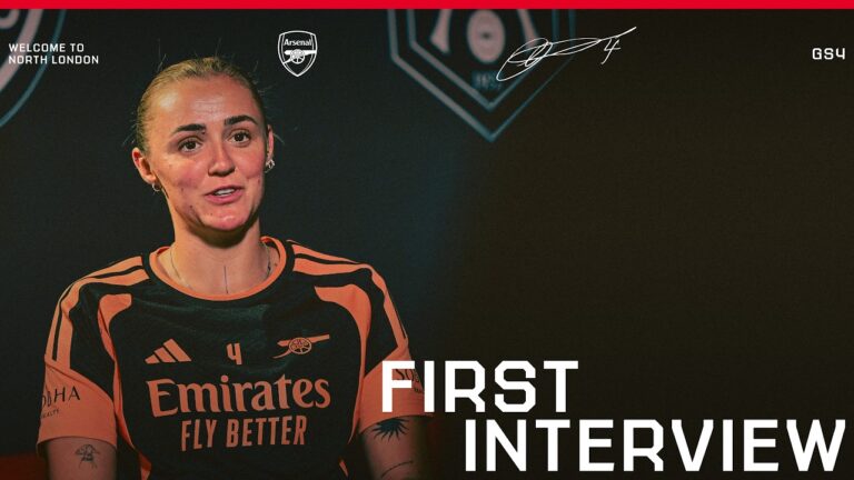 EXCLUSIVE Georgia Stanway’s first interview as a Gunner