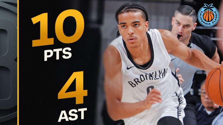 First Look at the No. 6 Overall Pick Mikel Brown Jr. at the California Classic July 6, 2026