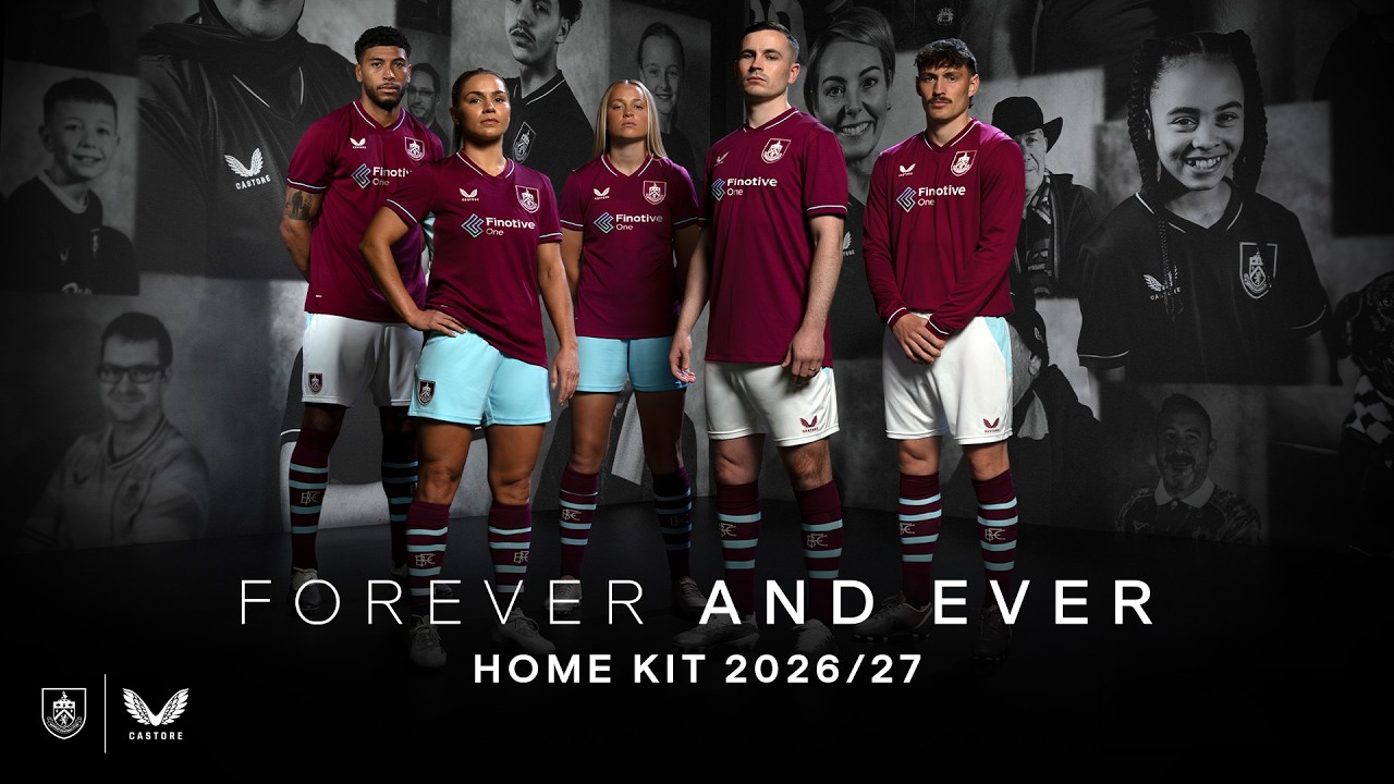 Forever And Ever Home Kit 2026 27 Burnley FC