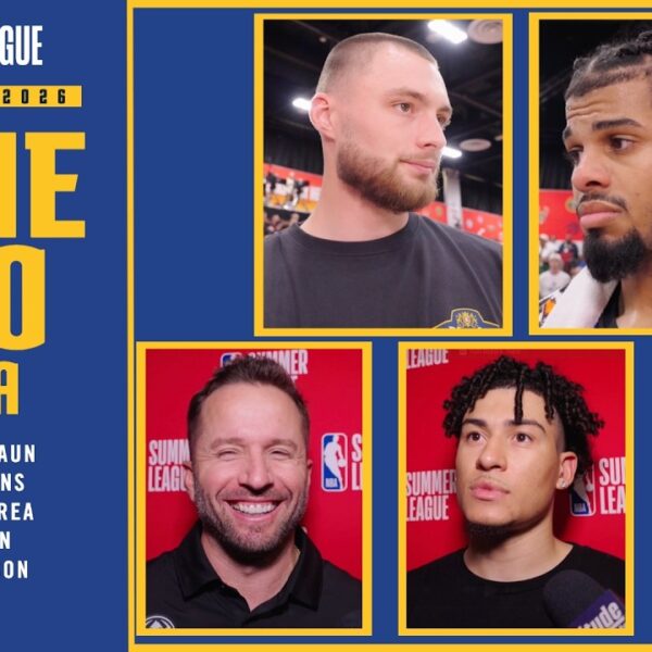 Full Denver Nuggets Media vs. Minnesota 2026 NBA Summer League