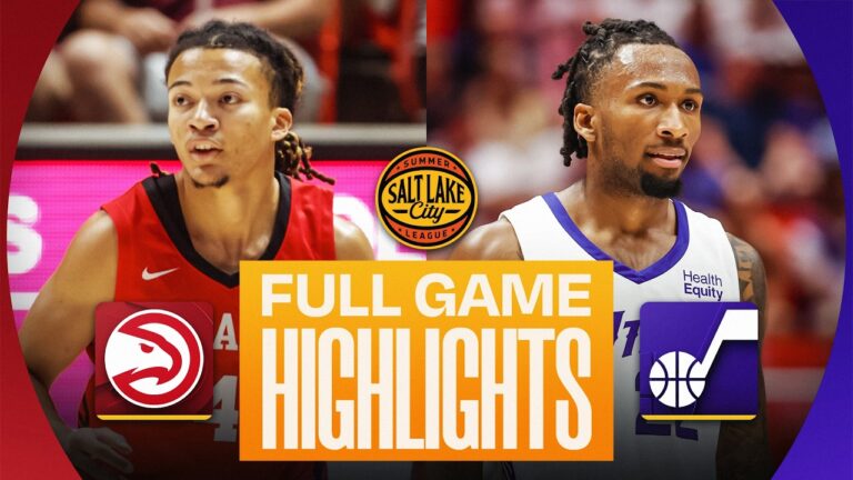 HAWKS vs JAZZ SALT LAKE CITY SUMMER LEAGUE FULL GAME HIGHLIGHTS July 4, 2026