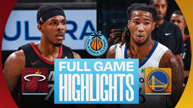 HEAT vs WARRIORS GOLD CALIFORNIA CLASSIC FULL GAME HIGHLIGHTS July 6, 2026