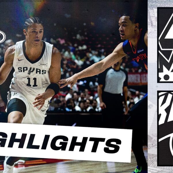 Highlights: Spurs Defeat Knicks for First NBA Summer League Win in Las Vegas