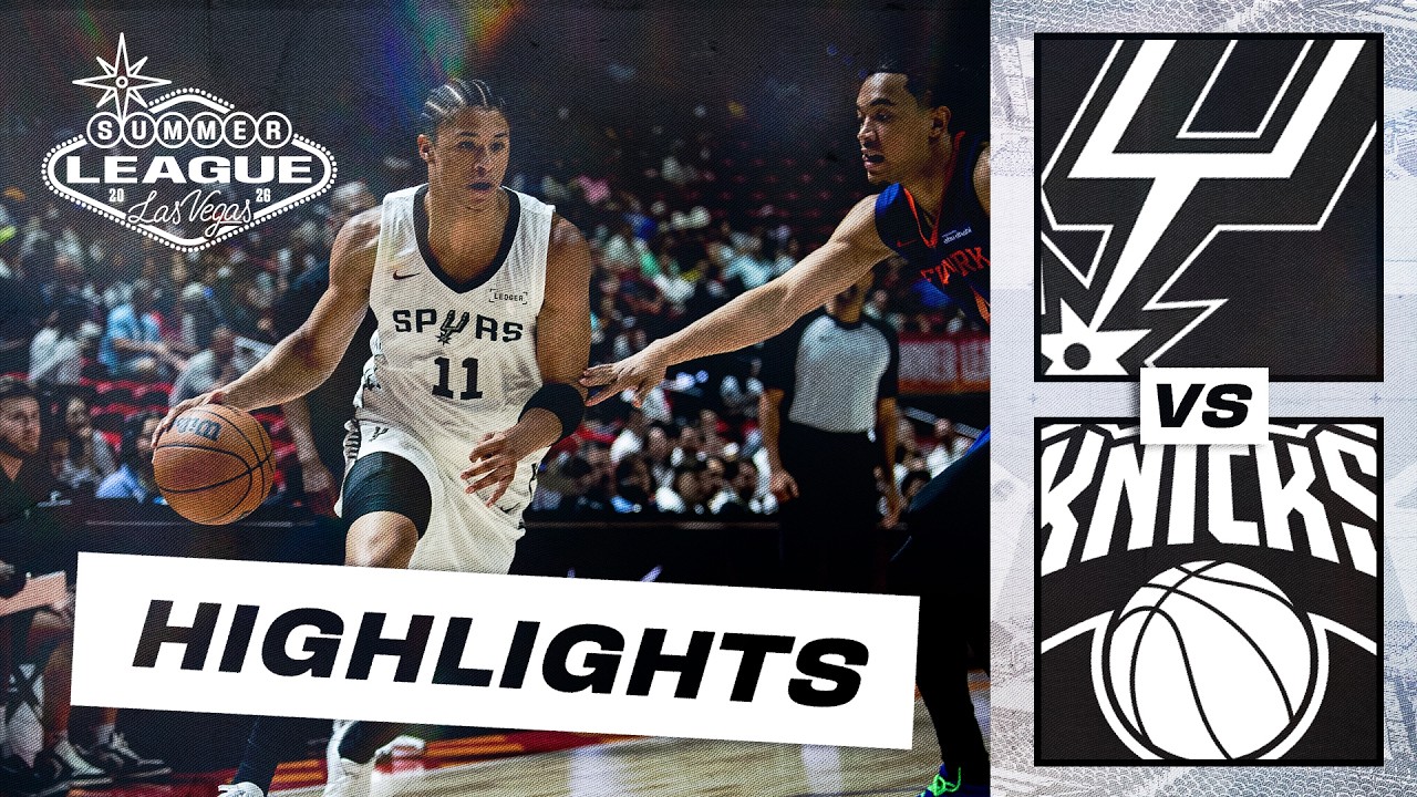 Highlights: Spurs Defeat Knicks for First NBA Summer League Win in Las Vegas