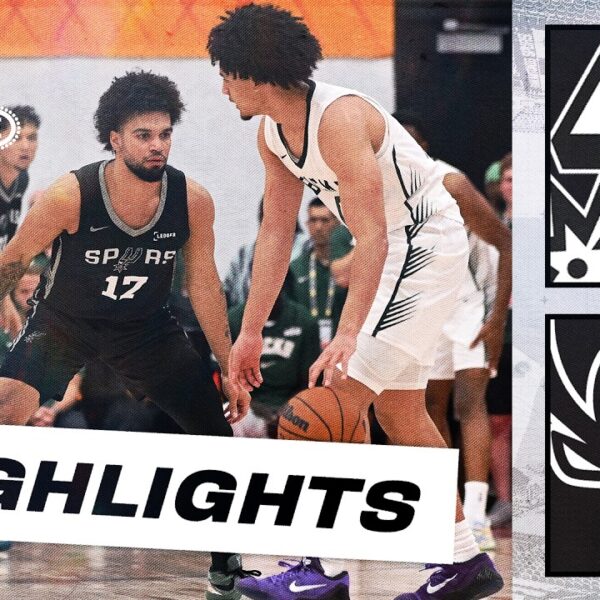 Highlights: Spurs Pick Up Second NBA Summer League Win vs. Bucks