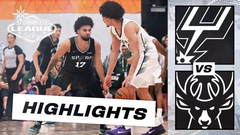 Highlights: Spurs Pick Up Second NBA Summer League Win vs. Bucks