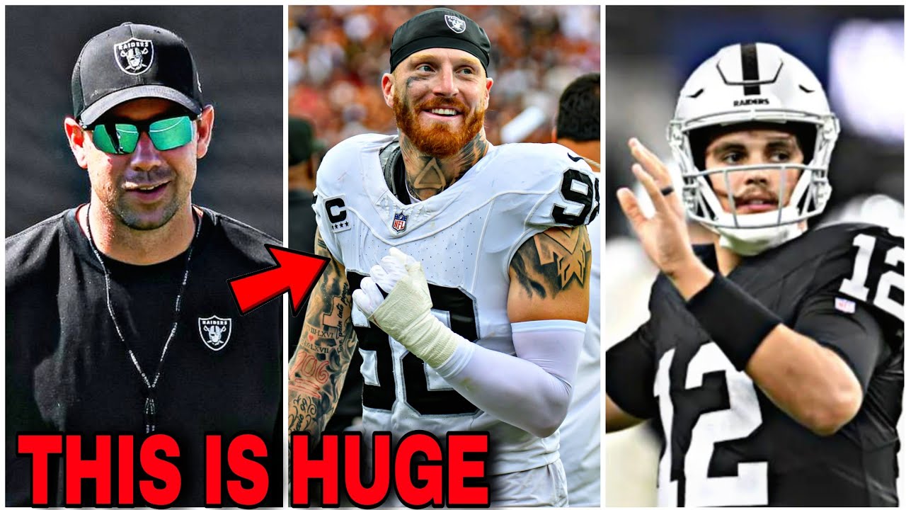 HUGE Maxx Crosby Health Update Aidan O’Connell TRADE by Raiders?