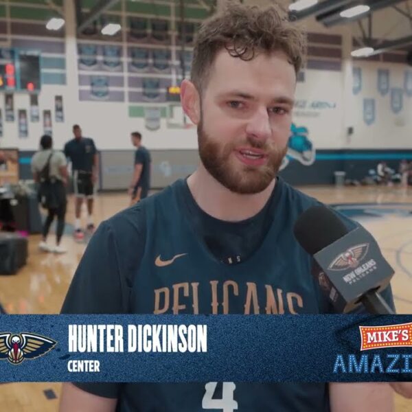 Hunter Dickinson on God Shammgod, experience w Squadron 2026 NBA Summer League