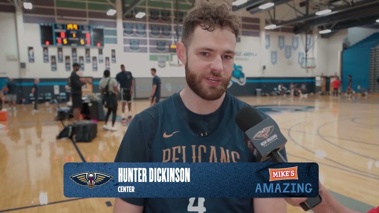 Hunter Dickinson on God Shammgod, experience w Squadron 2026 NBA Summer League