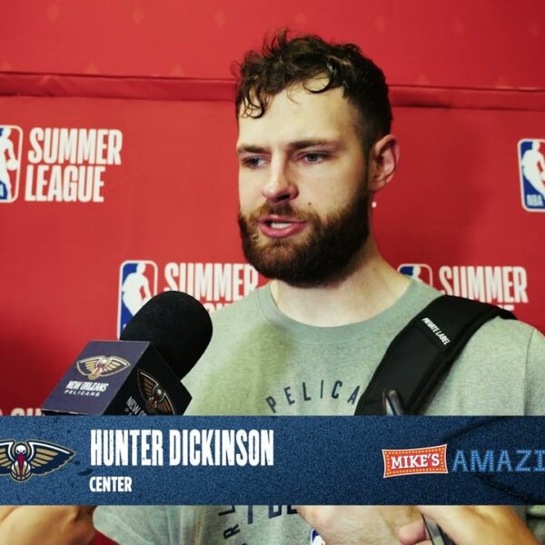 Hunter Dickinson Postgame Interview 2026 NBA Summer League July 11, 2026