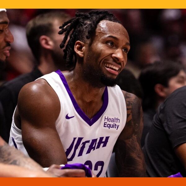 I got Jazz across my chest now Darryn Peterson on his debut, playing in front of Jazz fans