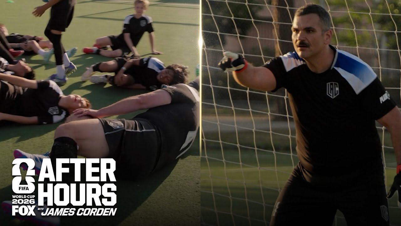 Ian Karmel Tries Out for a Local Youth Soccer Club