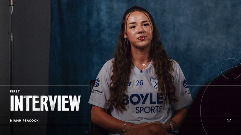 I’m Absolutely Buzzing! Niamh Peacock’s First Interview Since Joining West Ham