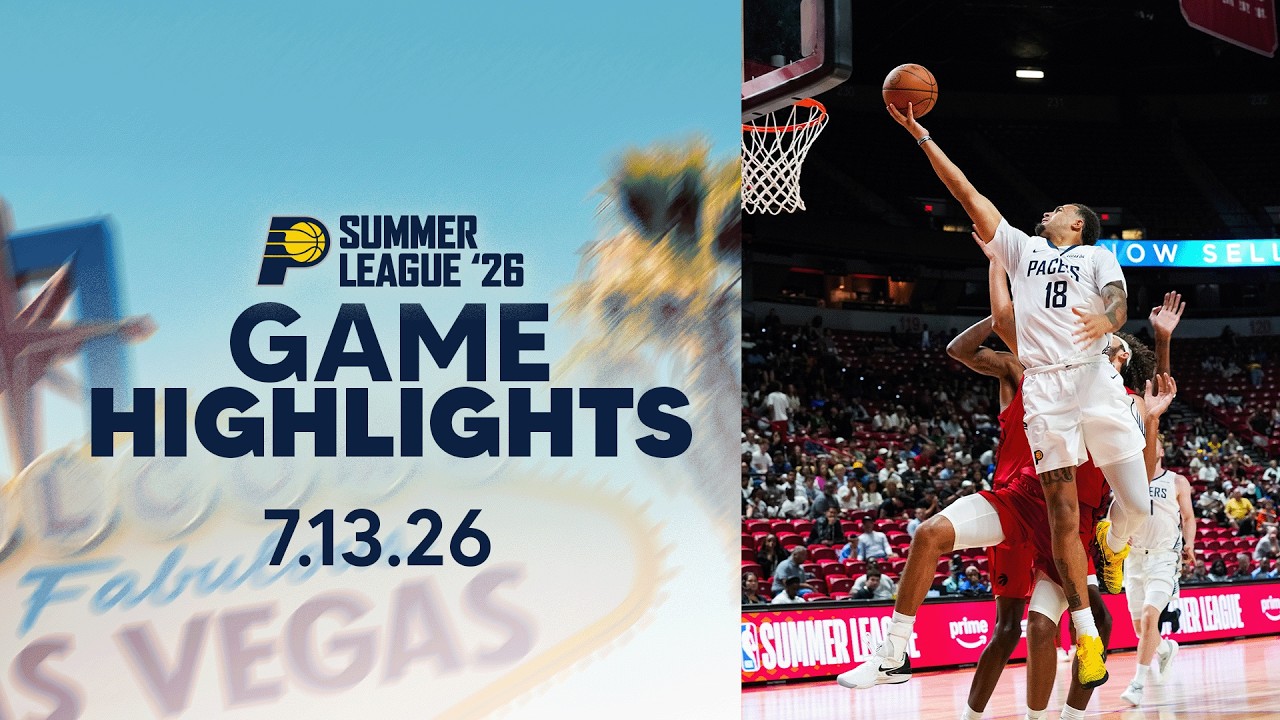 Indiana Pacers Summer League Highlights vs. Toronto Raptors July 13, 2026