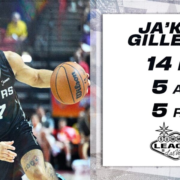 Ja’kobi Gillespie Was Deep In His Bag In Spurs Summer League Win Vs. Knicks