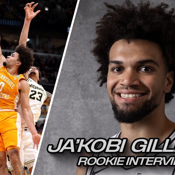 Ja’Kobi Gillespie’s FIRST Interview as a Spur – 2026 Spurs NBA Draft Class
