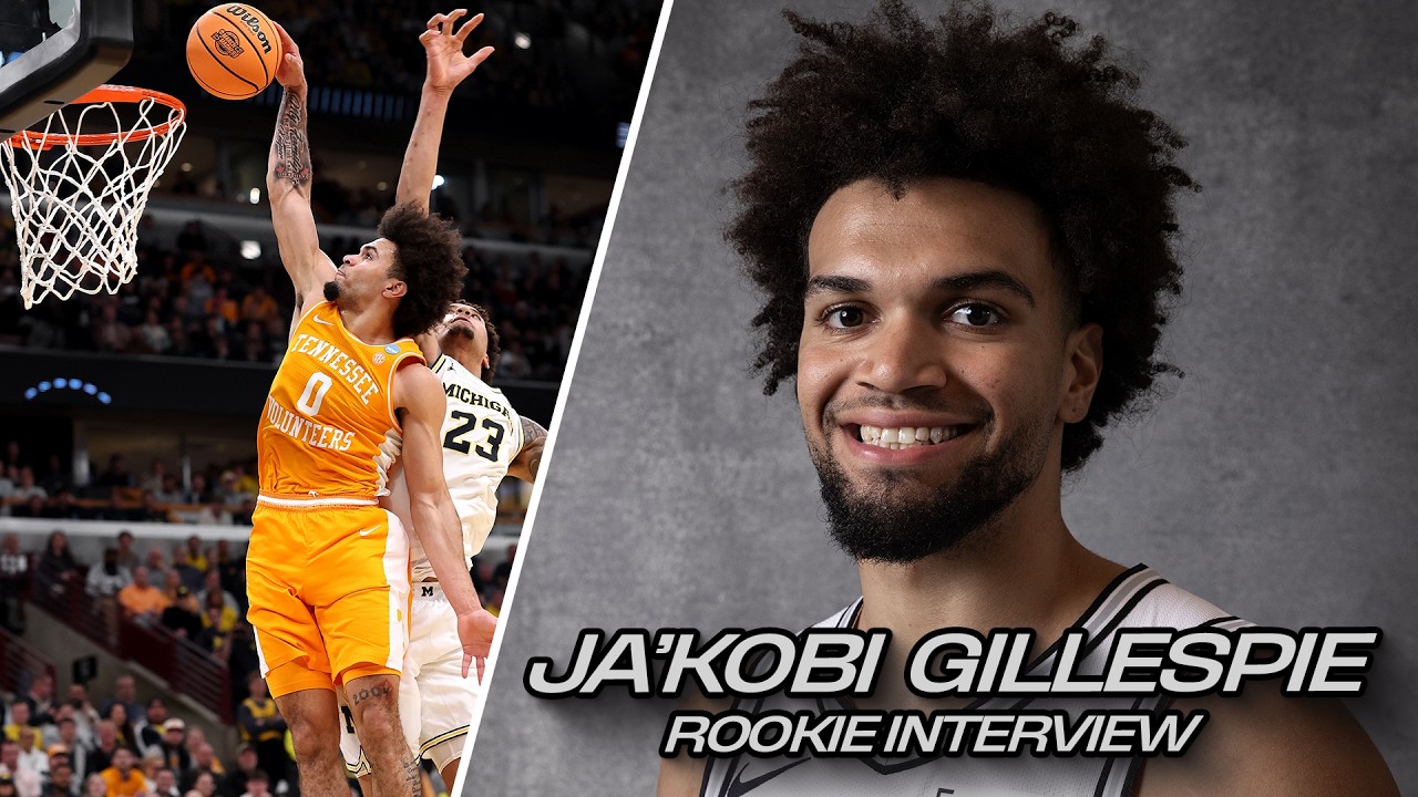 Ja’Kobi Gillespie’s FIRST Interview as a Spur – 2026 Spurs NBA Draft Class