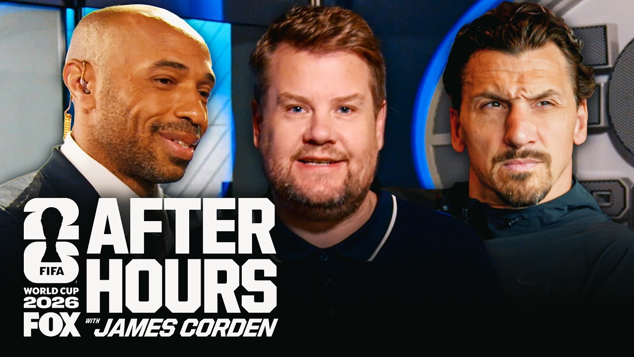 James Corden Becomes Zlatan Ibrahimović & Thierry Henry’s Personal Assistant for the Day