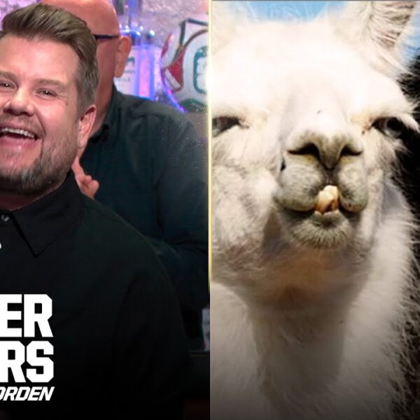 James Corden Challenges Audience to a game of ‘Mama, Obama Or Llama?’