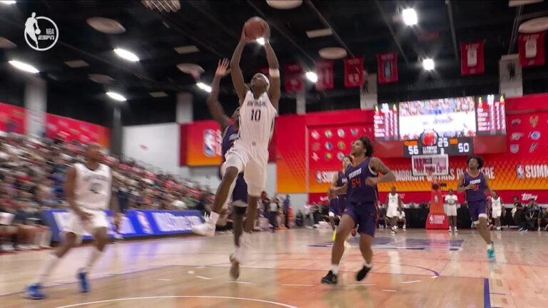 Jaron Pierre Jr. Highlights vs. Phoenix Suns 2026 Pelicans Summer League 7 12 26