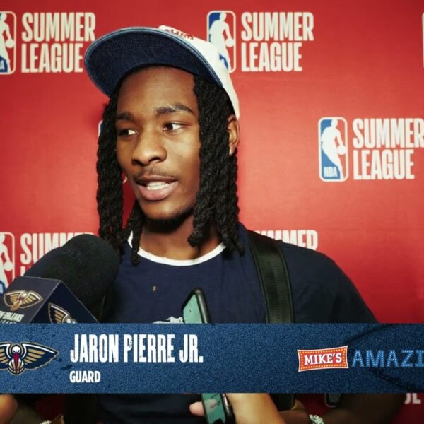 Jaron Pierre Jr. Postgame Interview 2026 NBA Summer League July 11, 2026