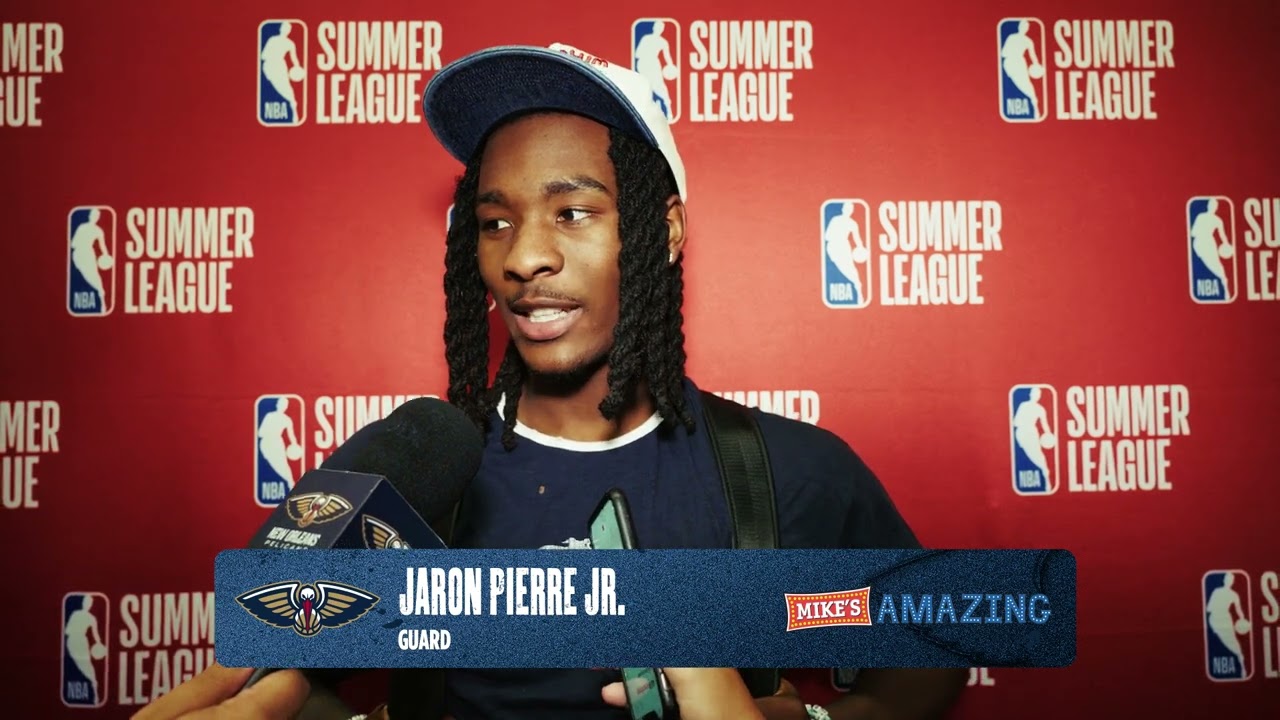 Jaron Pierre Jr. Postgame Interview 2026 NBA Summer League July 11, 2026
