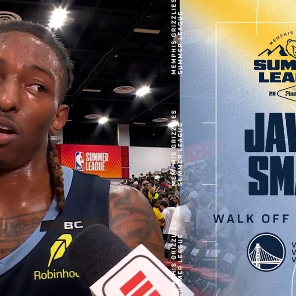 Javon Small Walk Off Interview Grizzlies vs. Warriors