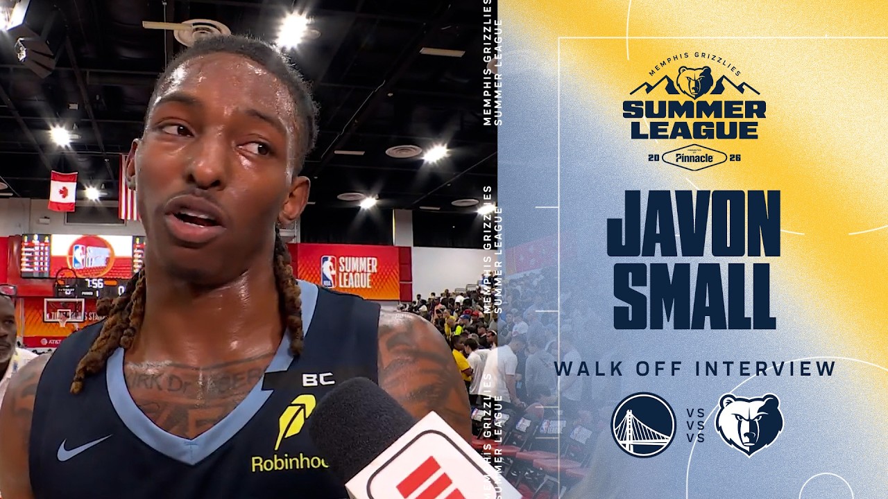 Javon Small Walk Off Interview Grizzlies vs. Warriors